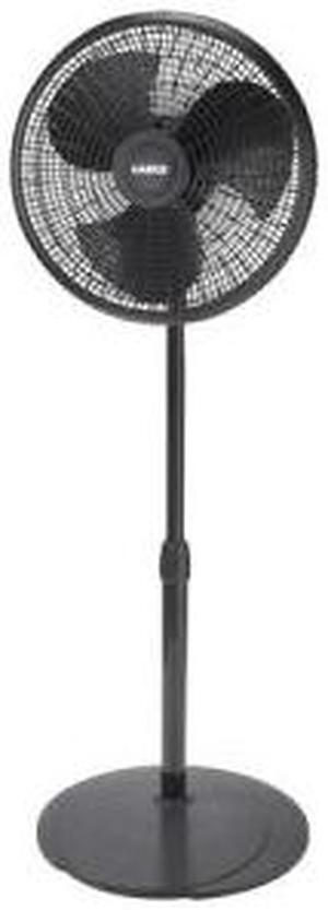 LASKO 2527 16" Black Adjustable Pedestal Fan