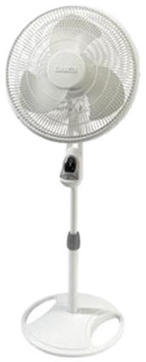 LASKO 1646 16" Oscillating Stand Fan, White