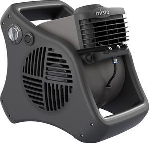 Lasko 15" Pivoting Misto Outdoor Misting Fan with GFCI Cord and 3 Speeds, 7050, Black