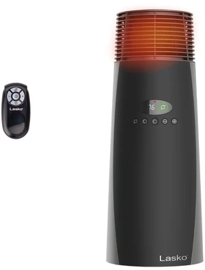 Lasko 22" Ceramic Tower Space Heater, Oscillating, 2 Heat Settings, Remote, Thermostat, CT22360 Lasko 22" Ceramic Tower Space Heater, Oscillating, 2 Heat Settings, Remote, Thermostat, CT22360