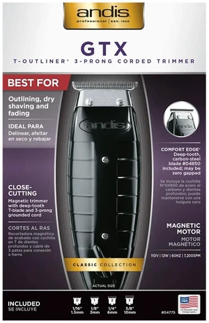 Andis 04785 GTX T-Outliner T-Blade Trimmer Andis 04785 GTX T-Outliner T-Blade Trimmer