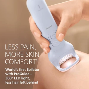 Philips Epilator Series 8000 - Cordless Wet and Dry Electric Epilator, Hair Removal for Legs and Body, with ProGuide, 3 Accessories, 60 min. Runtime, Model BRE708/00 Philips Epilator Series 8000 - Cordless Wet and Dry Electric Epilator, Hair Removal for Legs and Body, with ProGuide, 3 Accessories, 60 min. Runtime, Model BRE708/00