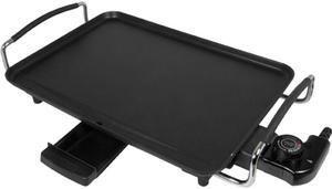 Better Chef IM-341 Black Non-Stick Electric Griddle