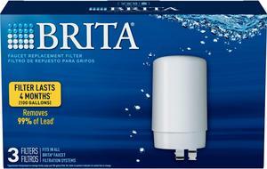 Brita On Tap Water Filtration System Replacement Filters For Faucets - 6 / Carton  36309CT