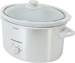 Hamilton Beach 33140G Stainless Steel 4 Qt. Slow Cooker Hamilton Beach 33140G Stainless Steel 4 Qt. Slow Cooker