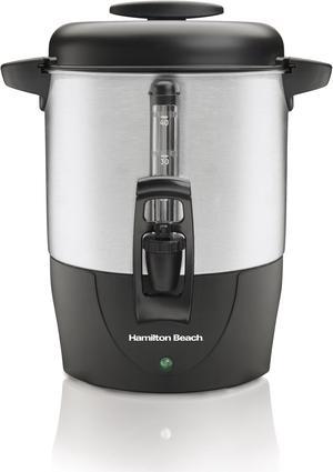 Hamilton Beach 40514 Black/Steel 40 Cup Dispensing Coffee Urn