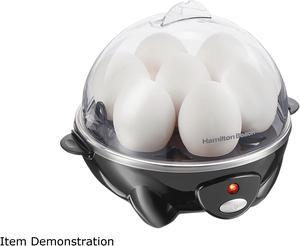 Hamilton Beach 25507 3-in-1 Egg Cooker with 7 Egg Capacity, Black