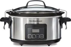 Hamilton Beach 33561 6qt Programmable Cooker - Silver