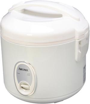 AROMA ARC-914S 8-Cup (Cooked) Cool-Touch Rice Cooker and Food Steamer, White