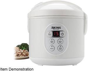 AROMA ARC914D White 8 Cup Digital Rice Cooker