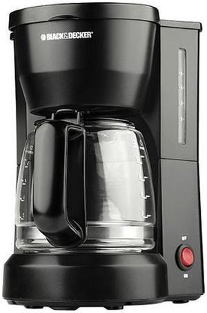 BLACK+DECKER DCM600B 5-Cup Compact Switch Coffeemaker, Black