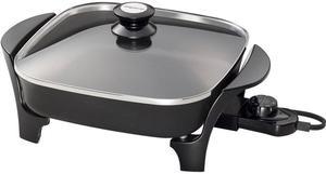 PRESTO 06626 11-inch Electric Skillet with Glass Cover