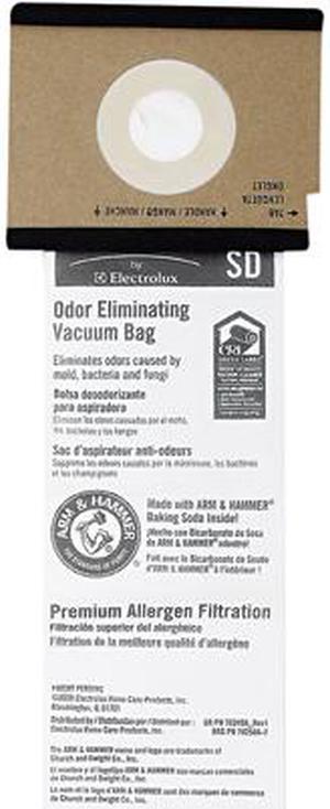Sanitaire EUR 63262-10 SD Premium Allergen Vacuum Bags for SC9100 Series, 50 / Case