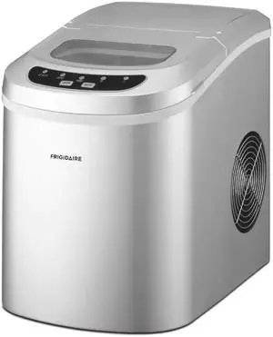 Frigidaire Countertop Compact Ice Maker with 26lbs Capacity Production per Day - Silver Frigidaire Countertop Compact Ice Maker with 26lbs Capacity Production per Day - Silver