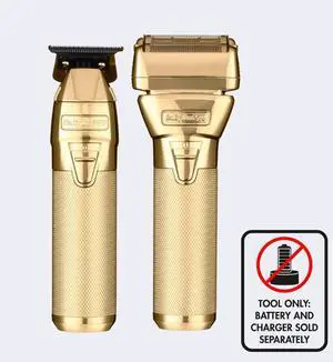 BaBylissPRO FXONE GoldFX Trimmer & Foil Shaver Prepack (Tool Only) FX1FSTGTO BaBylissPRO FXONE GoldFX Trimmer & Foil Shaver Prepack (Tool Only) FX1FSTGTO