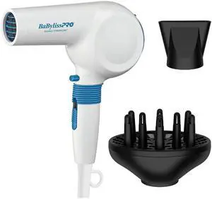 BABYLISSPRO BNT250UC NANO TINANIUM Compact Midi Hair Dryer BABYLISSPRO BNT250UC NANO TINANIUM Compact Midi Hair Dryer
