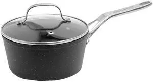 Starfrit 060315-004-0000 The Rock Saucepan With Glass Lid (2-quart) Starfrit 060315-004-0000 The Rock Saucepan With Glass Lid (2-quart)