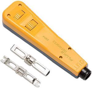 Fluke Networks 10055200 D814 Series Impact Punch Down Tool with EverSharp 110 & EverSharp 66 Blade