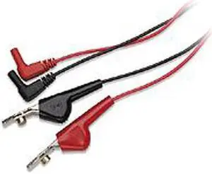 Fluke Networks MT-8203-20 Test Leads with Bed of Nails Set of two Banana Jack test leads with piercing pin 'Bed of Nails' alligator clips with vinyl sleeves