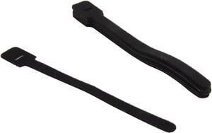 Nippon Labs VT-9-BK Nippon Labs 9" Velcro Resuable Ties Black Color 10pcs/bag - OEM