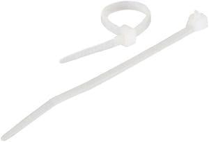 C2G 43034 7.5in Cable Ties Multipack (100 pack) - White (TAA Compliant)