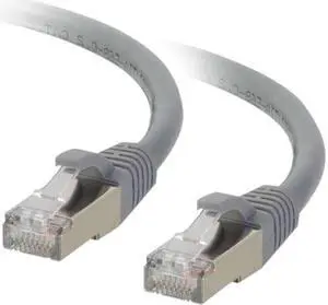 C2G 00778 5ft Cat6 Snagless Shielded (STP) Network Patch Cable - Gray - Category 6 for Network Device - RJ-45 Male - RJ-45 Male - Shielded - 5ft - Gray