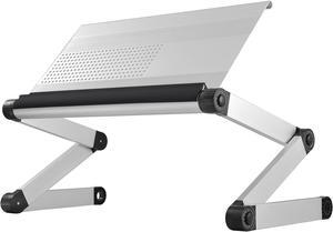 WorkEZ Executive Laptop Stand for Desk Adjustable Height computer lap desk for laptop aluminum laptop cooling stand adjustable laptop desk for bed portable laptop stand ergonomic laptop holder desk