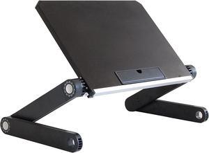 WorkEZ Light Adjustable Laptop Stand – Lightweight Adjustable Lap Desk for Laptop Desk Ergonomic Laptop Riser For Desk Laptop Stand for Bed Portable Laptop Desk Foldable laptop stand for couch