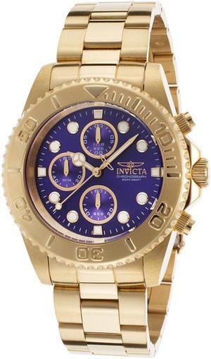 Invicta Men's 19157 Pro Diver Quartz Multifunction Blue Dial Watch