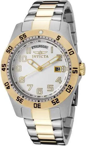 Invicta 6693 Men's Specialty Two-Tone Ss White Dial Watch