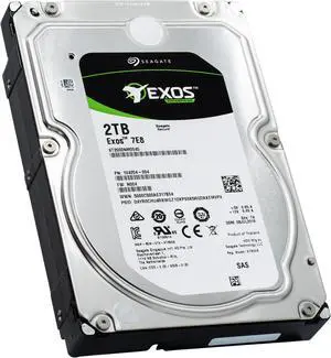 Seagate Exos 7E8 2TB 512n SAS 12Gb/s 7.2K RPM 3.5" Enterprise HDD - ST2000NM0045