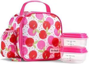 Medport 386KFF1431 Fit & Fresh Sydney Bag Berry Dot, Red