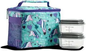Medport 2839LS2646 Fit & Fresh Flutter Glitter Sloane Bag, Blue