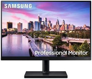 Samsung F24T454GYN 24" Full HD 1080p Computer Monitor, 75Hz, IPS Panel, DVI, HDMI, USB Hub, DisplayPort, USB Built-in Speakers, Height Adjustable Stand