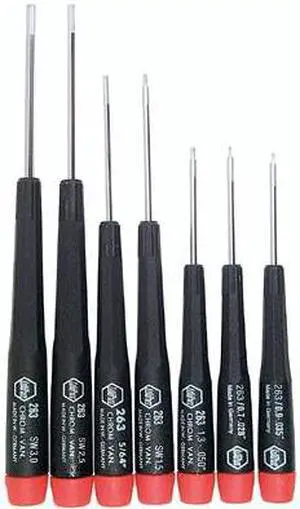Wiha Tools Precision Screwdriver Set, NmPcs7  26390