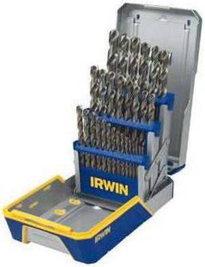 Irwin Hanson 3018002 29-Piece Cobalt M-35 Metal Index Drill Bit Set