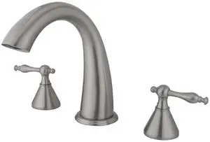 Kingston Brass KS2368NL 8 Inch -18 Inch Widespread Roman Tub Filler - Satin Nickel