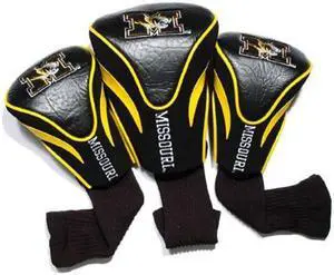 Team Golf 24994 Missouri Tigers 3 Pack Contour Fit Headcover