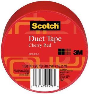 3M 920-RED-C 1.88" x 20 Yards Red Duct Tape