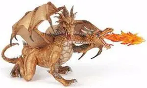 Papo Two Headed Dragon Gold