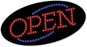  LED Open Sign, AGPTEK 19x10inch LED Business Open Sign  Advertisement Board Electric Display Sign, Two Modes Flashing & Steady  Light, for Business, Walls, Window, Shop, bar, Hotel,with Open/Close Sign 