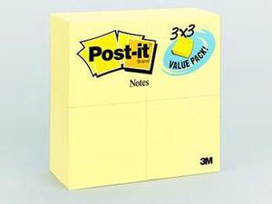 3M Company MMM65424VAD Post-It Notes Value Pack 3 X 3 Canary Yellow 24 Pads