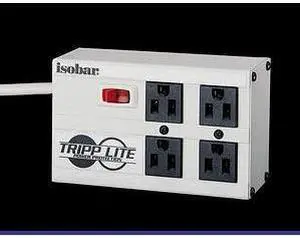 Tripp Lite Isobar IBAR4 4 Outlets Surge Suppressor - Receptacles: 4 x NEMA 5-15R - 2200J