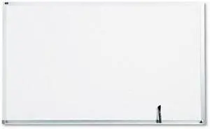 Quartet Classic Series Melamine Whiteboard 60 x 36 Silver Aluminum Frame S535