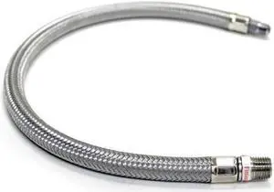 VIAIR 92792 Viair 24 inch Stainless Steel Braided Leader Hose with Check Valve