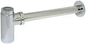 Kingston Brass DD8101 Fauceture DD8101 Modern Bottle-Trap Brass Round Siphon, Chrome