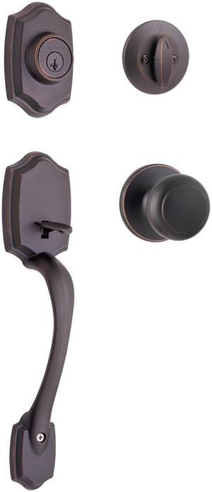 Kwikset 96870-100 Venetian Bronze Belleview Single Cylinder Handleset