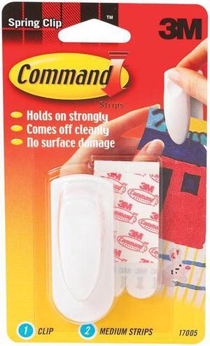 3M 17005 Command Spring Clip 1 clip, 2 strips