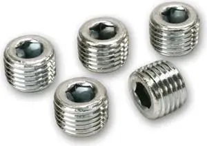 Viair 90003 .25 in. NPT M Plugs, 5 Piece Pack
