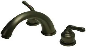 Kingston Brass KC365 8 Inch -18 Inch Widespread Roman Tub Filler - Oil Rubbed Bronze